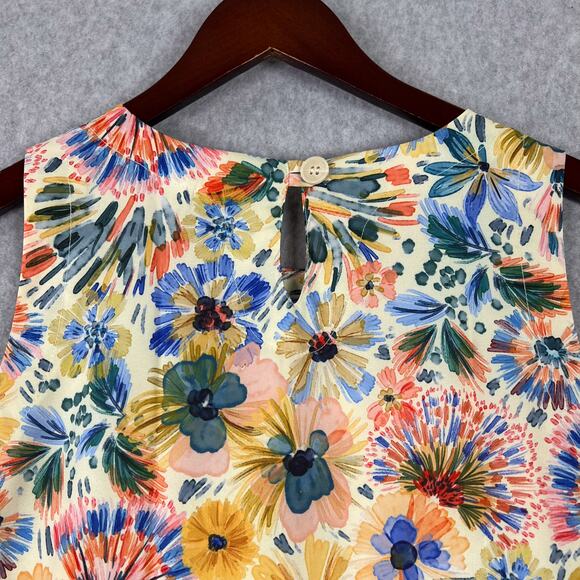 RipSkirt Hawaii Floral Fleur Sleeveless Midi Dress Size XS - Picture 9 of 12
